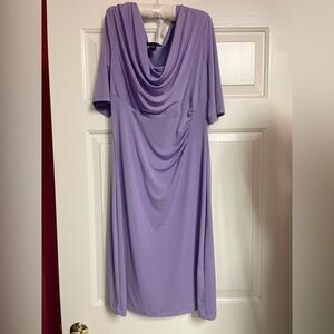 Purple dress size 14p connected apparel